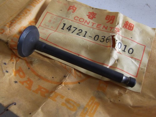 HONDA Z50 ST50 EXHAUST VALVE NEW OLD STOCK DAMP STORED - Picture 4 of 5