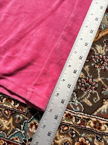 Pantalones de chándal Juicy Couture rosa medio acampanados DEFECTUOSOS para adultos - Imagen 10 de 16