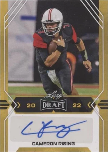 2022 Leaf Draft Cameron Rising #BA-CR2