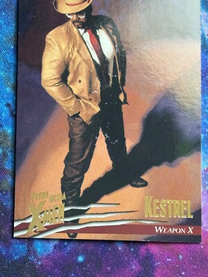 Kestrel X-Men Marvel Weapon X Fleer Ultra Vtg '96 BASE Insert Gold