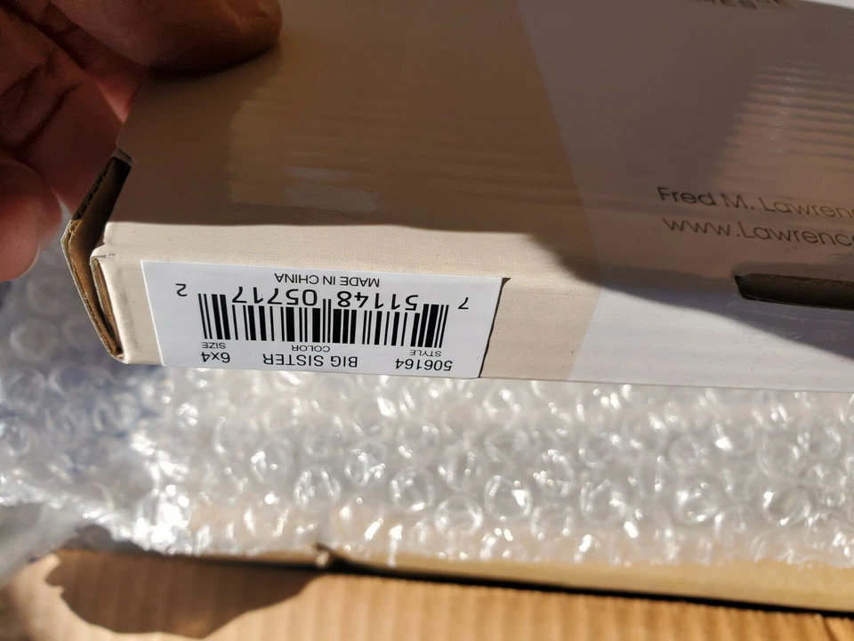 Marco de fotos Lawrence plateado 6x4 Me and My Big Sister NUEVO Foto 3 de 4