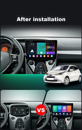 For Peugeot 108 2014-2021 CarPlay Android Auto GPS Car Stereo Sat Nav BT DAB+Wifi - Picture 4 of 22