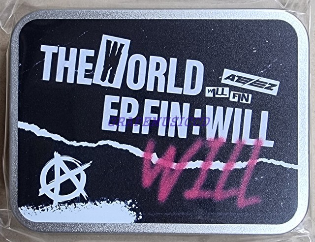 ATEEZ THE WORLD EP.FIN : WILL OFFICIAL MD PHOTOCARD TIN CASE INSTANT PHOTO SET