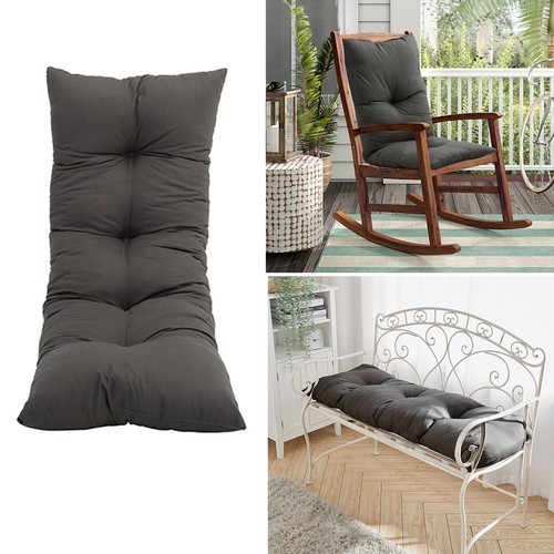SINGLE/DOUBLE SEATER GARDEN PATION SWING BENCH CUSHION OUTDOOR FURNITURE SEATPAD - Picture 17 of 19