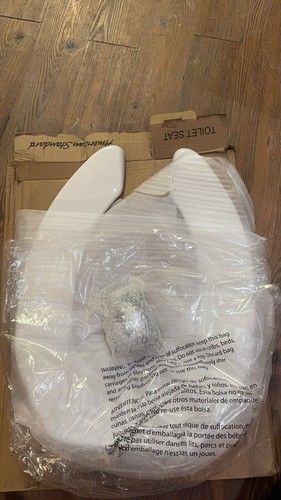 Commercial Elongated Open Front Toilet Seat in White 5901100.020 - Picture 5 of 6