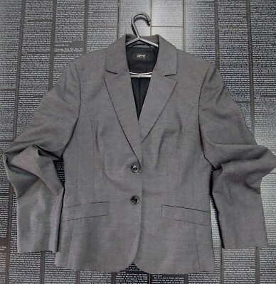 ジャケット   Women Jackets 3853WB3 GREY Women's 3-Stripes Textured Full-Zip Jacket – Golf Team Products