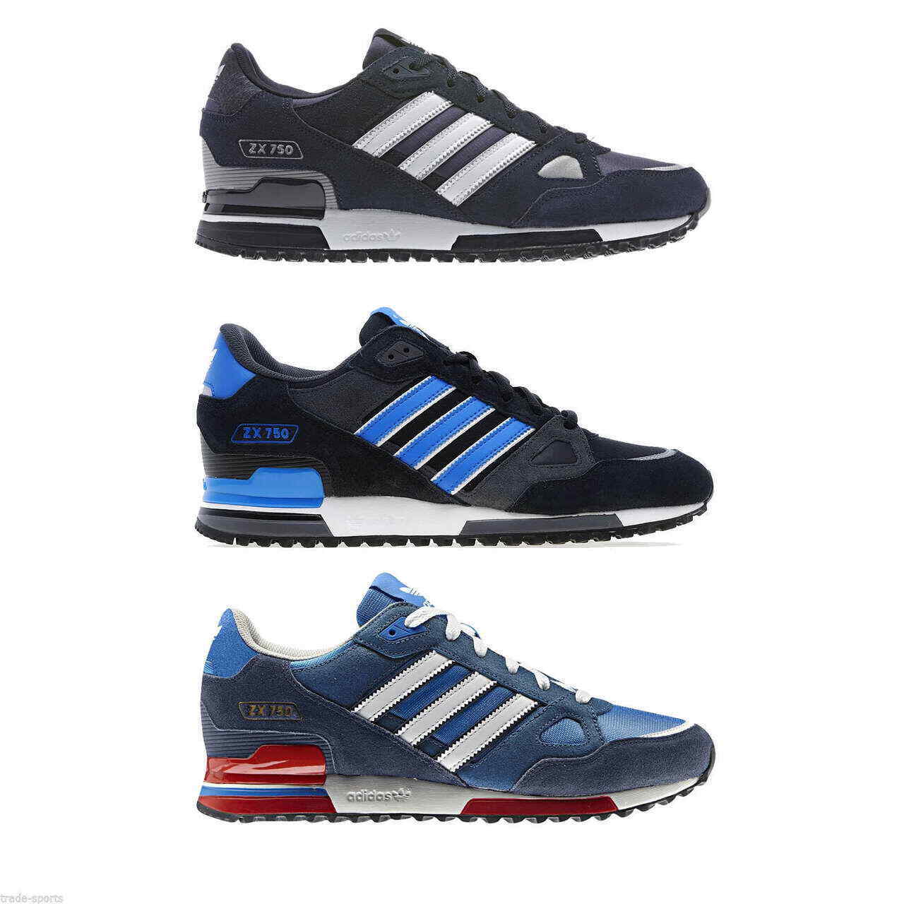 ADIDAS ORIGINALS ZX 750 MEN'S RUNNING TRAINERS SHOES | eBay