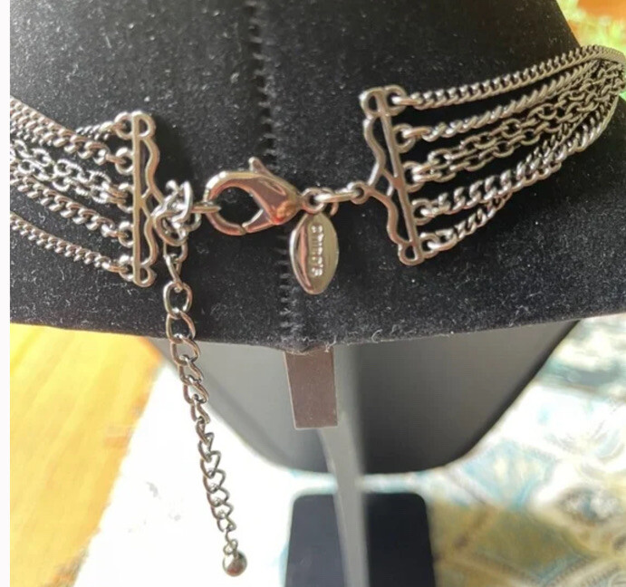 Chico's Petra Statement Necklace Multi Strand Tas… - image 5