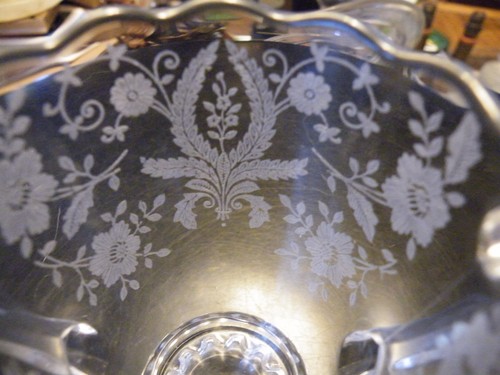 Viking Prelude Creamer and Sugar Bowl Vintage Elegant Glass New Martinsville - Picture 6 of 6