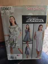 Womens/Misses & Petite Dresses Sewing Pattern/Simplicity S0661/SZ 4-12/UCN