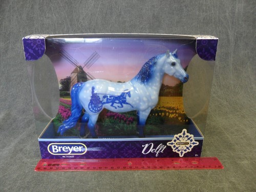 Breyer NEW * Delft * Breyerfest Glossy Blue Fairfax Morgan Classic Model Horse - Picture 6 of 6