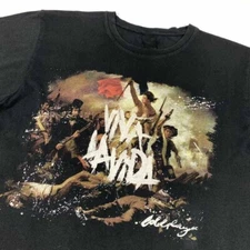 Viva La Vida Album Coldplay Band Tour Shirt Black Unisex S-5XL EM0620