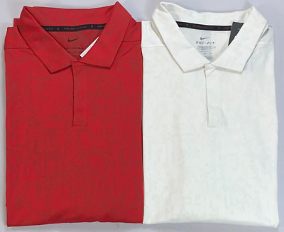 Men's Nike Tiger Woods CU9528 Standard Fit Dry Dri-Fit Golf Polo Shirt NEW XXL