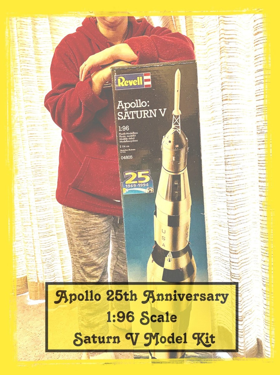 🚀 25th Anniversary 1969-1994 Apollo Saturn V 1:96 Scale