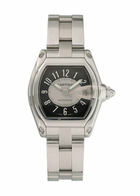 Cartier Roadster Gray Men's Watch - 2510 for sale online | eBay