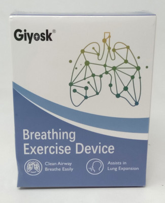 Giyosk Breathing Exercise Device for Lungs, Lung Expansion & Mucus Relief