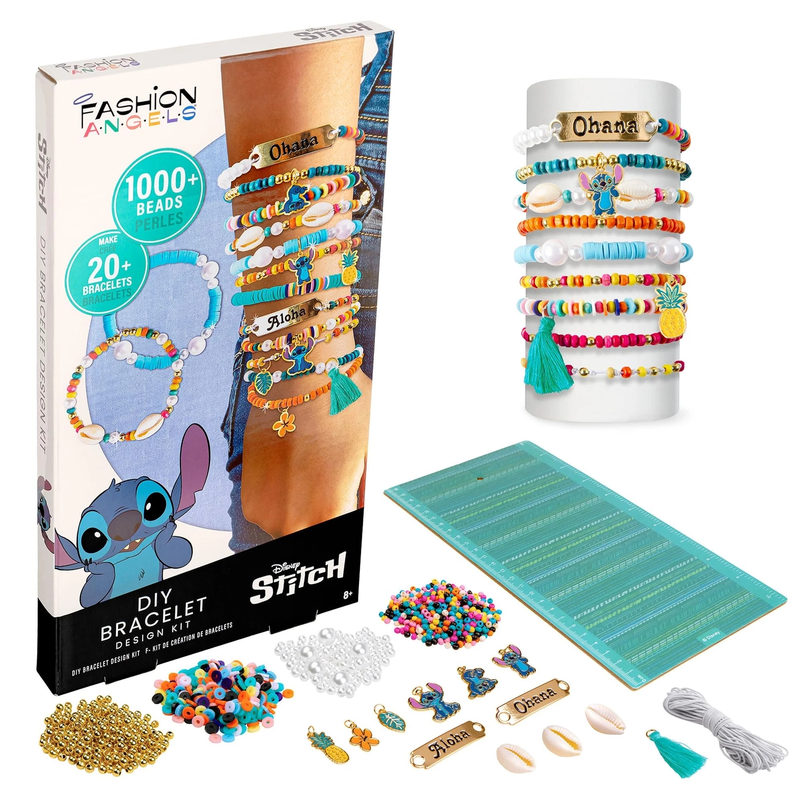 Fashion Angels Disney Stitch DIY Bracelet Making Kit, Includes 1,000+ Shell B... - Picture 1 of 9