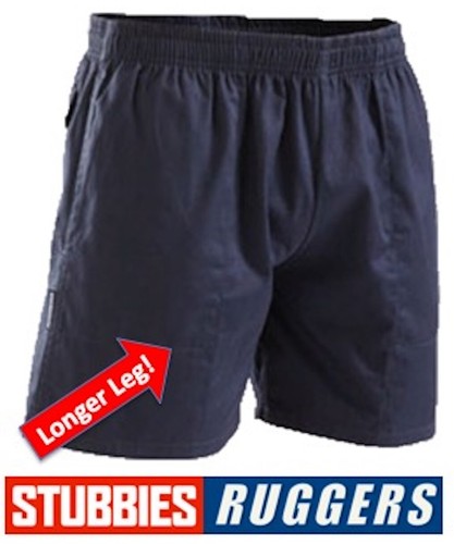 MENS - 6 PACK - GENUINE STUBBIES RUGGERS LONGER LEG DRILL WORK SHORTS - SE2140 - Picture 9 of 12