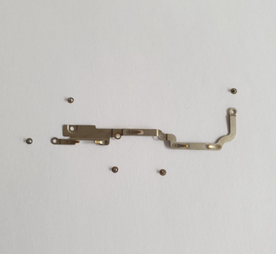 Plaque De Fixation Métallique Pour IPhone XS Max - Connecteur De Batterie - Couleur Argenté - Neuf