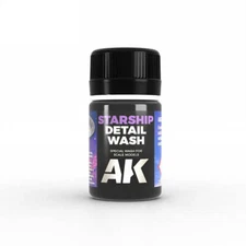 AK Interactive AK636 Starship Detail Wash Enamel 35ml - US