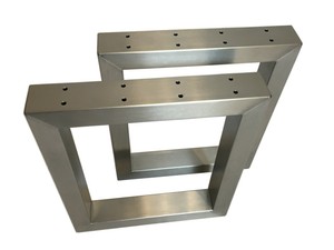 Bankkufen Edelstahl Bank Bankgestell Gestell Füße Gartenbank Kufen