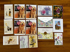 LOT of 15  "Just a Note" Greeting Cards  Envelopes