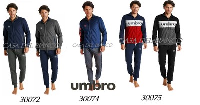 TUTA UOMO SPORT E TEMPO LIBERO INVERNALE FELPATA FULL ZIP POLSINATA UMBRO |  eBay