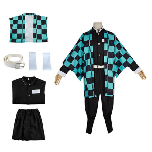Womens Men Japanese Anime Cosplay Costume Halloween Carnival Fancy Dress Outfit - Picture 9 of 46