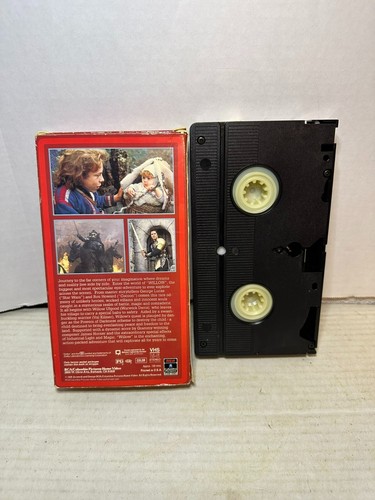 Willow VHS 1988 RCA/Columbia George Lucas Ron Howard Warwick Davis Fantasy - Picture 2 of 2