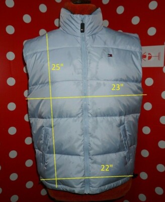 TOMMY HILFIGER kids sz 16/XL puffer down vest jacket boy