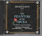HIGHLIGHTS FROM THE PHANTOM OF THE OPERA THE ORIGINAL CAST RECORDING CD