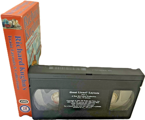 Great Lionel Layouts 1 Richard Kughn’s Train Collections 2 VHS TM Video McComas - Picture 9 of 24