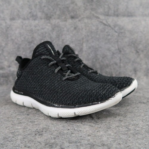 Skechers Shoes Womens 5.5 Sneakers Athletic Lifestyle Comfort Flex Appeal Black