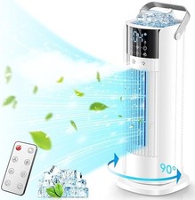 Portable Air Conditioner - 90° Oscillating Tower Fan with Remote 16" Evaporative