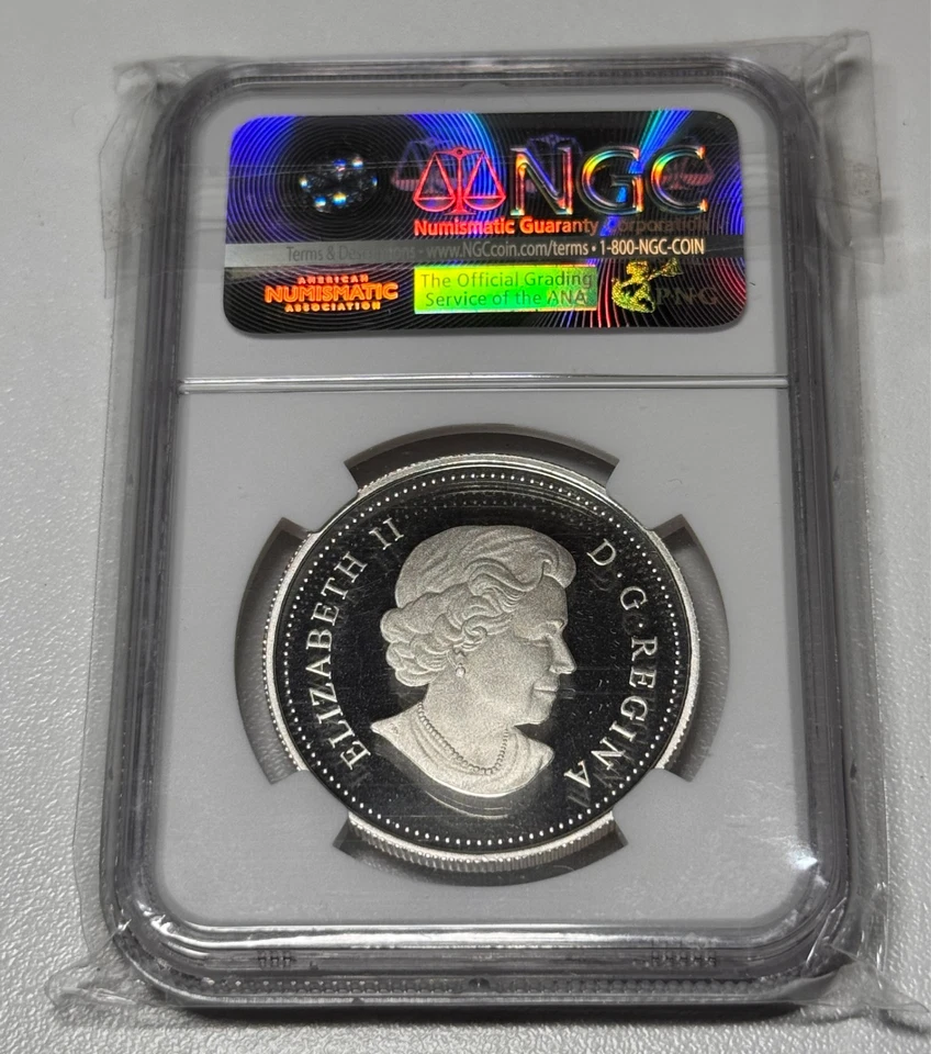 Canada 2014 $1 Silver Declaration Of WWII 75th Anniversary NGC PF-70 Ultra Cameo - Image 2 of 2