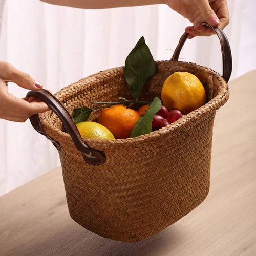 NNEOBA Foldable Seagrass Wicker Basket - Bild 3 von 6