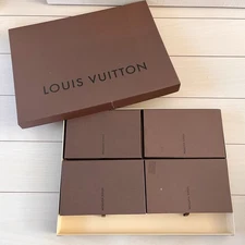 Louis Vuitton Empty Box Set of 5 Brown Used Max Size 17.7x13in Gift Storage Lot