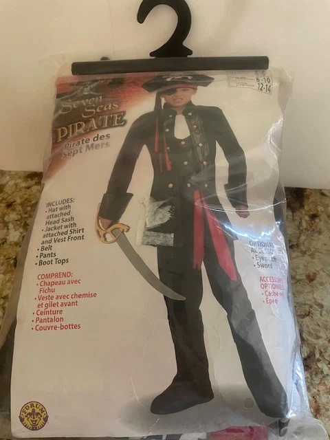 ДЛЯ МАЛЬЧИКОВ 4-6 ПИРАТ СЕМИ МОРЕЙ КОСТЮМ ХЭЛЛОУИН НОВЫЙ ФОРУМ И БОНУС - Изображение 2 из 4