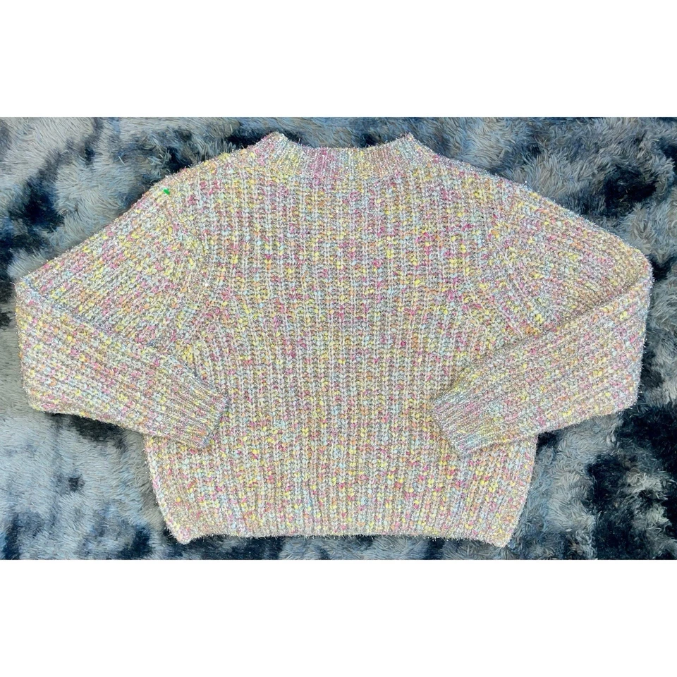 Suéter tejido brillante Anthropologie Raga oropel para mujer L Foto 2 de 3