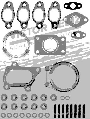 MONTAGESATZ DICHTSATZ TURBOLADER VICTOR REINZ 04-10015-01 P FÜR VW 1.9 TDI 1.9L - Bild 2 von 5