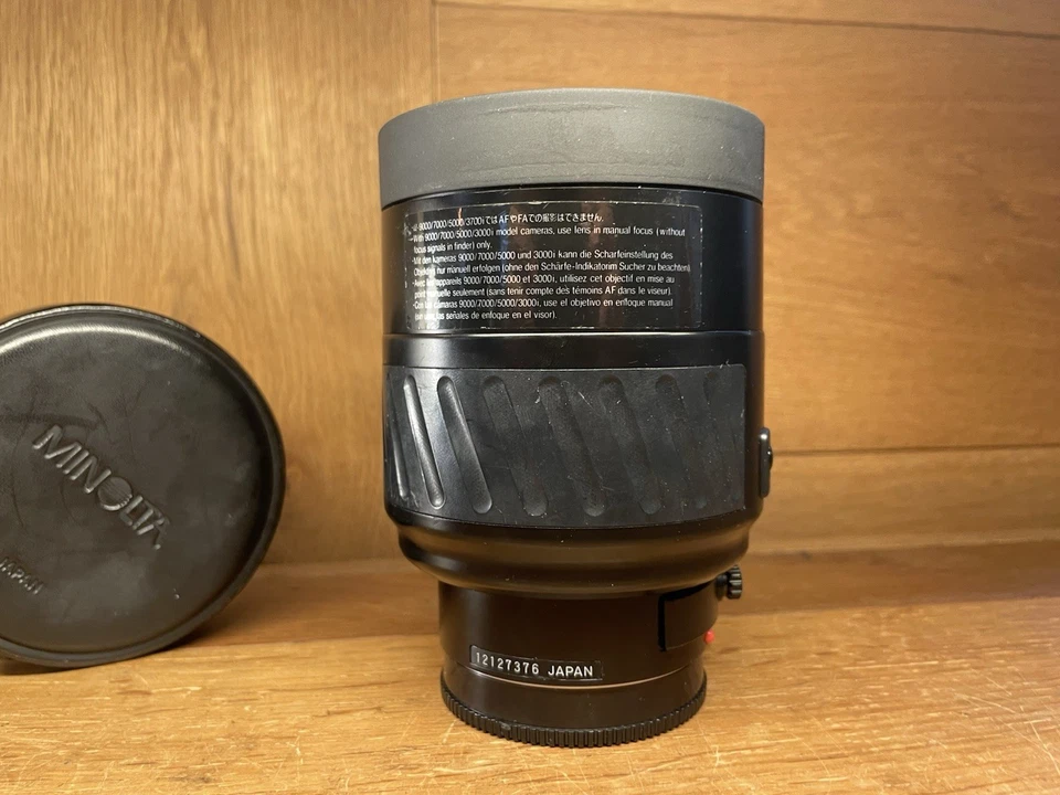 *Casi como nuevo con filtro ND* Lente Minolta AF Reflex 500 mm F/8 Espejo AF Sony A/JP Foto 3 de 4