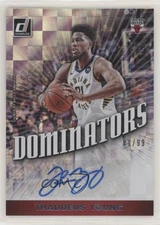 2019-20 Panini Donruss Dominator Signatures /99 Thaddeus Young #DS-TYG Auto