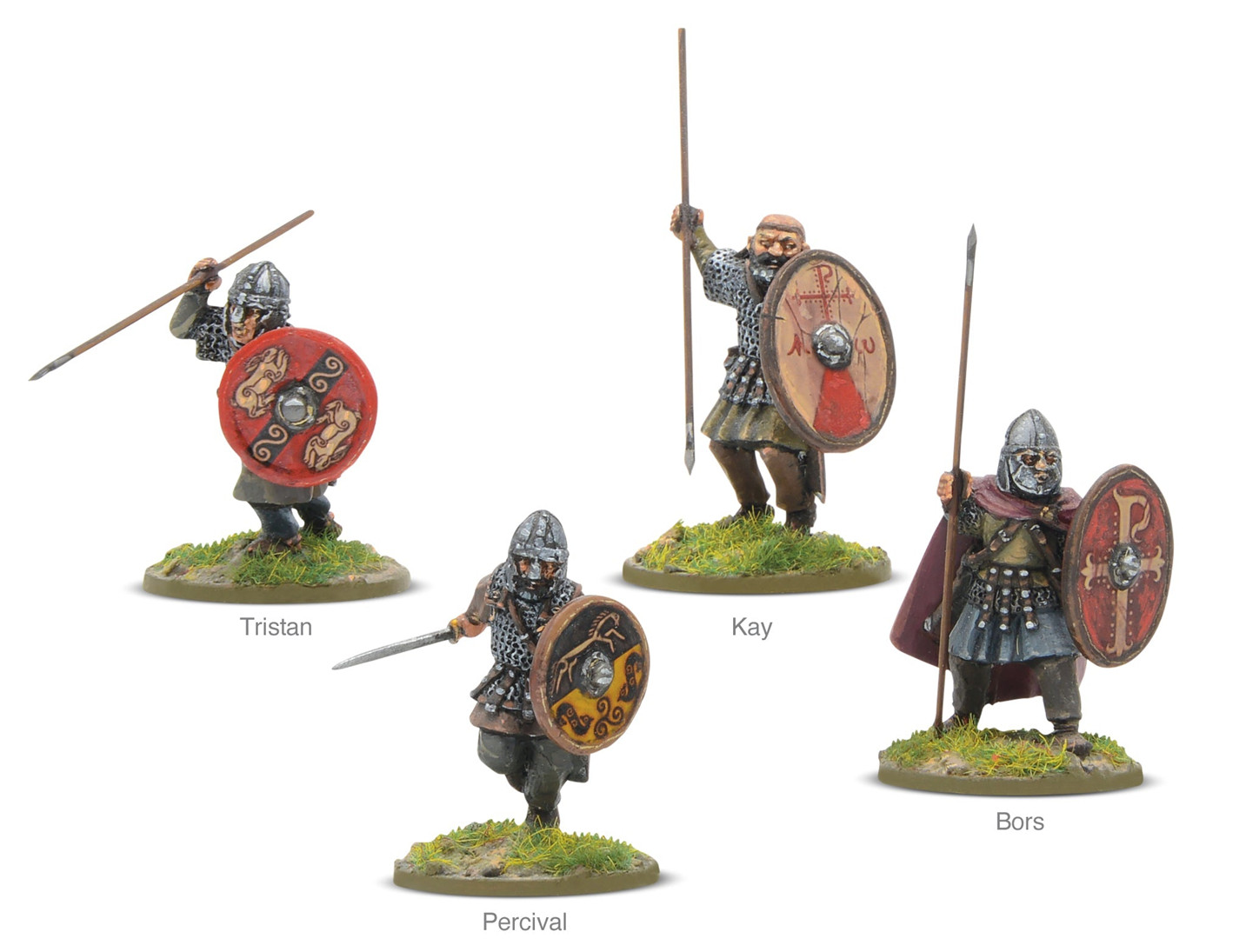 Да здравствует Цезарь: рыцари из династии Артура - Борс, Тристан, Персиваль и Кей