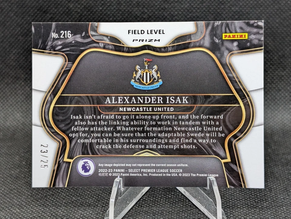 2022-23 Panini Select Premier League Field Level Orange Ice /25 Alexander Isak - Image 2 of 2
