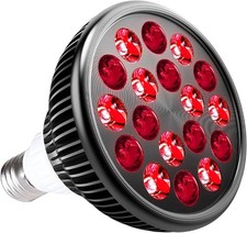 Durable E27 Red Light Therapy Bulb - 18 LEDs for Pain Relief  Skin Treatment