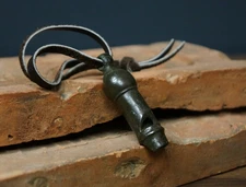 whistle, antique whistle, metal whistle, officer's whistle, vintage whistle