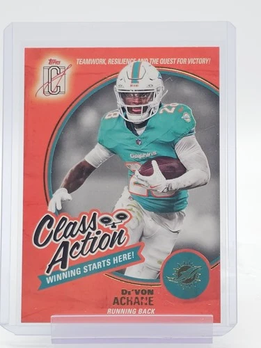 2025 Topps Signature De'Von Achane Base (RAW)