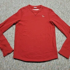 Abercrombie & Fitch Shirt Mens Small Pullover Moose Embroidery Logo Muscle Tee