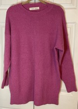 Her Entire Name Says Grace Pink Sweater Dress Size XS Wool Blend