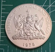 TRINIDAD & TOBAGO   1 DOLLAR 1978 KM# 23  proof dollar